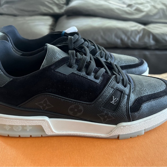 Size 8- Louis Vuitton LV Trainer Black - 1A8PUA - Picture 4 of 9